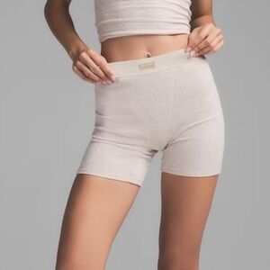 SKIMS COTTON RIB BOXER MEDIUM